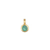 Stainless Steel Mini Elephant Lotus Heart Pendant Necklace Vacuum Plated 18K Gold Color Preservation