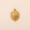 Stainless Steel Mini Elephant Lotus Heart Pendant Necklace Vacuum Plated 18K Gold Color Preservation