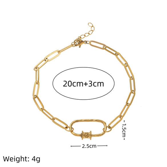 Stainless Steel Mini Elephant Lotus Heart Pendant Necklace Vacuum Plated 18K Gold Color Preservation