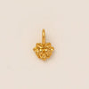 Stainless Steel Mini Elephant Lotus Love Pendant Necklace Vacuum Plated 18K Gold Color
