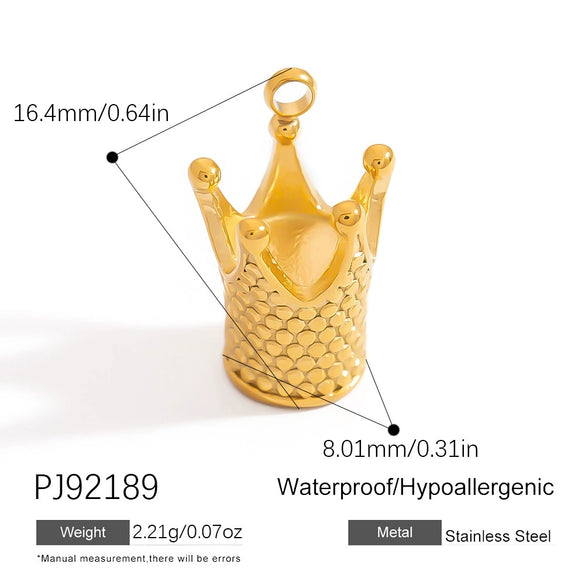 Stainless Steel Minimalist Heart Flower Pendant Jewelry Accessories Electroplated