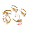 Stainless Steel Minimalist Totem Pattern French Hook Earrings Jewelry With Electroplating