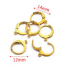 Stainless Steel Minimalist Totem Pattern French Hook Earrings Jewelry With Electroplating