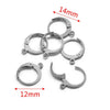 Stainless Steel Minimalist Totem Pattern French Hook Earrings Jewelry With Electroplating