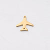 Stainless Steel Mirror Finish Polishing Aircraft Shape Pendant Jewelry Accessories