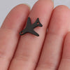 Stainless Steel Mirror Finish Polishing Aircraft Shape Pendant Jewelry Accessories