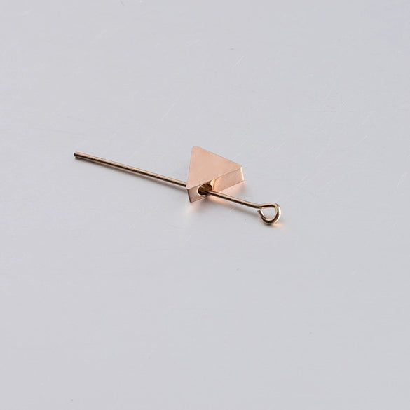 Stainless Steel Mirror Geometric Triangle Jewelry Accessories Diy Beads With Mirror Finish Polishing