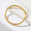 Stainless Steel Modern Style Simple Style Solid Color Solid Color Bangle