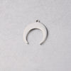 Stainless Steel Moon Crescent Horn Pendant Jewelry Accessories With Mirror Finish Polishing