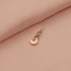 Stainless Steel Moon Pendant Jewelry Accessories With Electroplating And Small Fresh Style