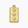 Stainless Steel Moon Star Pendant Jewelry With Electroplating Treatment And Irregular Shape