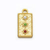 Stainless Steel Moon Star Pendant Jewelry With Electroplating Treatment And Irregular Shape
