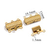 Stainless Steel Multistrand Snap Button Jewelry Accessories For Diy Handmade Bracelet And Necklace Connection Buckle Round Pattern Electroplated