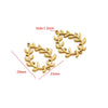 Stainless Steel Natural Geometric Flower Leaf Bow Knot Hollow Sun Jewelry Accessories For Diy Necklace Earrings Bracelet