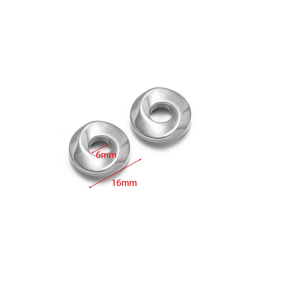 Stainless Steel Natural Geometric Flower Leaf Bow Knot Hollow Sun Jewelry Accessories For Diy Necklace Earrings Bracelet