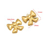 Stainless Steel Natural Geometric Flower Leaf Bow Knot Hollow Sun Jewelry Accessories For Diy Necklace Earrings Bracelet