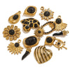 Stainless Steel Natural Stone Oil Drop Eight Eyes Pendant Necklace Jewelry Accessories