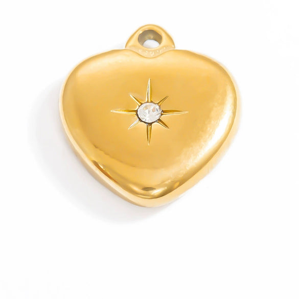 Stainless Steel Natural Stone Pendant Necklace Jewelry Accessories Elegant Minimalist Electroplated