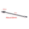 Stainless Steel Natural Style Belt Chain Tail Chain Extension Chain Buckle Lobster Buckle Jewelry Accessories With Electroplating