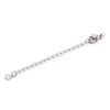 Stainless Steel Natural Style Belt Chain Tail Chain Extension Chain Buckle Lobster Buckle Jewelry Accessories With Electroplating