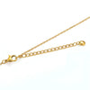 Stainless Steel Natural Style Belt Chain Tail Chain Extension Chain Buckle Lobster Buckle Jewelry Accessories With Electroplating