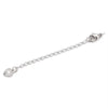Stainless Steel Natural Style Belt Chain Tail Chain Extension Chain Buckle Lobster Buckle Jewelry Accessories With Electroplating
