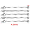 Stainless Steel Natural Style Belt Chain Tail Chain Extension Chain Buckle Lobster Buckle Jewelry Accessories With Electroplating
