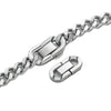 Stainless Steel Natural Style Return Pattern Polished Hand Assembled Jewelry Button With Electroplating Cuban Chain Buckle