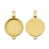 Stainless Steel Natural Style Water Drop Pendant Necklace With Electroplating Process