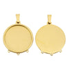 Stainless Steel Natural Style Water Drop Pendant Necklace With Electroplating Process