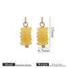 Stainless Steel Natural Tiger Eye Stone Beads Handmade Jewelry Accessories Electroplated Earrings Bracelet