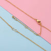 Stainless Steel Necklace Furnace Vacuum Electroplated Glossy Jewelry Accessories