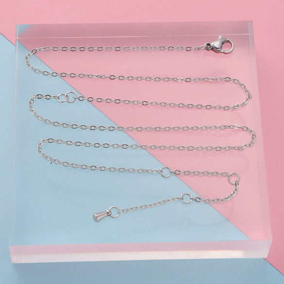 Stainless Steel Necklace Furnace Vacuum Electroplated Glossy Jewelry Accessories