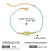 Stainless Steel Necklace With Love Letter Pendant Electroplated In 18K Gold French Retro Style