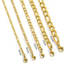 Stainless Steel Nk Chain Cuban Necklace With Geometric Style And Vacuum Colorpreserving Electroplating