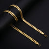 Stainless Steel Nk Embossed Geometric Necklace Unisex Electroplated