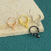 Stainless Steel Nose Ring Jewelry With Zircon Electroplated Star And Crown Pattern
