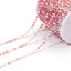 Stainless Steel O Shape Geometric Handmade Electroplated Beads Chain Jewelry Accessories For Necklace Bracelet