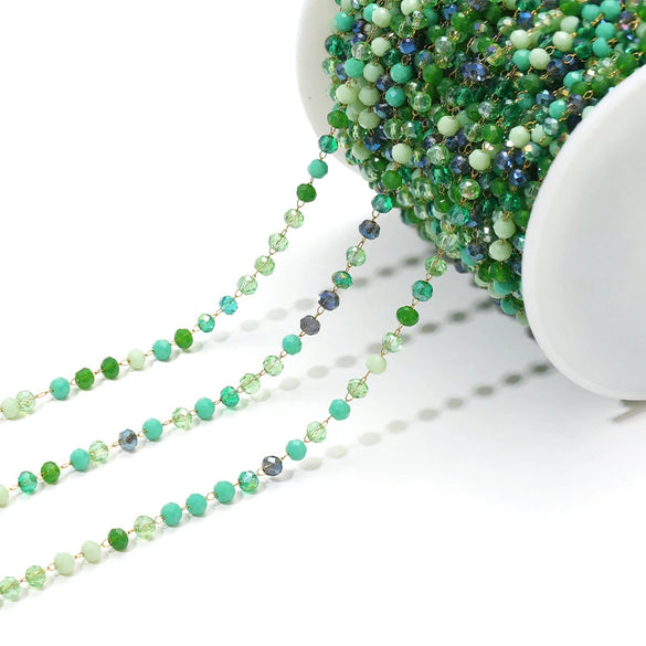 Stainless Steel O Shape Geometric Handmade Electroplated Beads Chain Jewelry Accessories For Necklace Bracelet