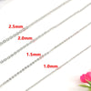 Stainless Steel O Shaped Flat Cross Chain Necklace Bracelet Diy Chain With Vacuum Electroplating In Gold Rose Gold Non Fading