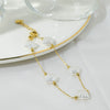 Stainless Steel Ocean Life Electroplating Necklace Bracelet Set For Women Accessories