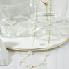 Stainless Steel Ocean Life Electroplating Necklace Bracelet Set For Women Accessories