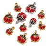 Stainless Steel Oil Dripping Ladybug Style Handmade Jewelry Pendant