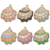 Stainless Steel Oil Dripping Shell Pendant Jewelry Accessories With Electroplating
