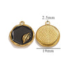 Stainless Steel Oil Drop And Flower Pearls Pendant Necklace Bracelet Accessories