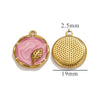 Stainless Steel Oil Drop And Flower Pearls Pendant Necklace Bracelet Accessories