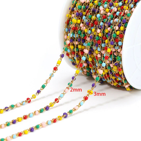 Stainless Steel Oil Drop Chain Jewelry Necklace Chain Accessories For Men And Women