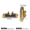 Stainless Steel Oil Dropping Tubular Bead Pendant Bohemian Style Diy Necklace Bracelet Pendant 18K Gold Vacuum Plated
