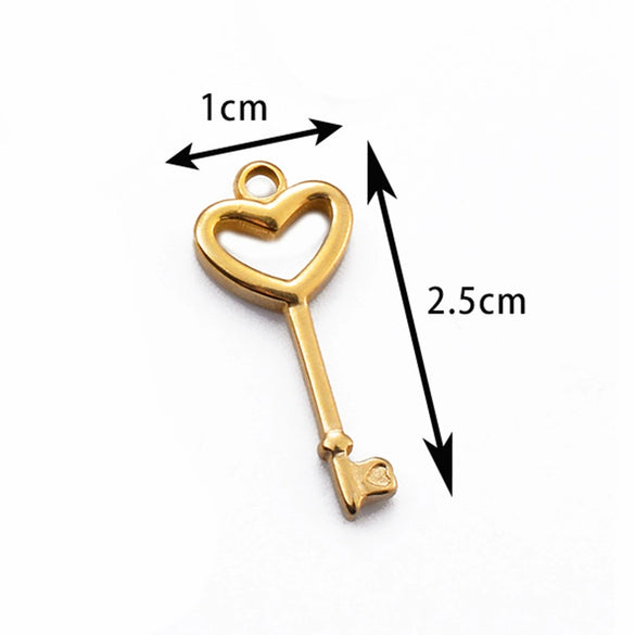 Stainless Steel Oil Pressure Hollow Geometric Pendant Diy Jewelry Accessories With Electroplating