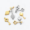 Stainless Steel Oil Pressure Hollow Geometric Pendant Diy Jewelry Accessories With Electroplating